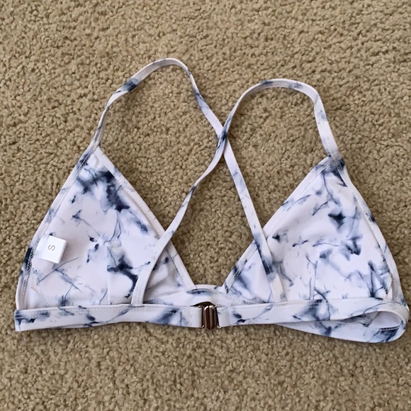 NEW Blue Marble Bikini Top - Picture 2 of 2